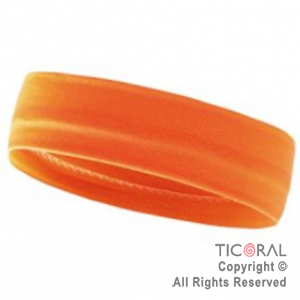 VINCHA ELASTICA NARANJA FLUO NEON X 1